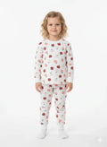 Desenli Şardonlu Pijama Takımı, çocuklar için sevimli ve renkli pijama takımı.