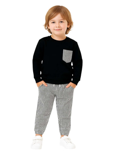 Cep Detaylı Burgu Kumaş Erkek Takım