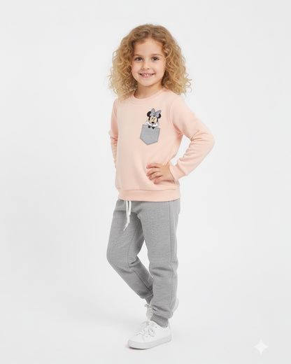 Mickey & Minnie Baskılı Çocuk Takımı