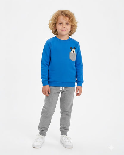 Mickey & Minnie Baskılı Çocuk Takımı