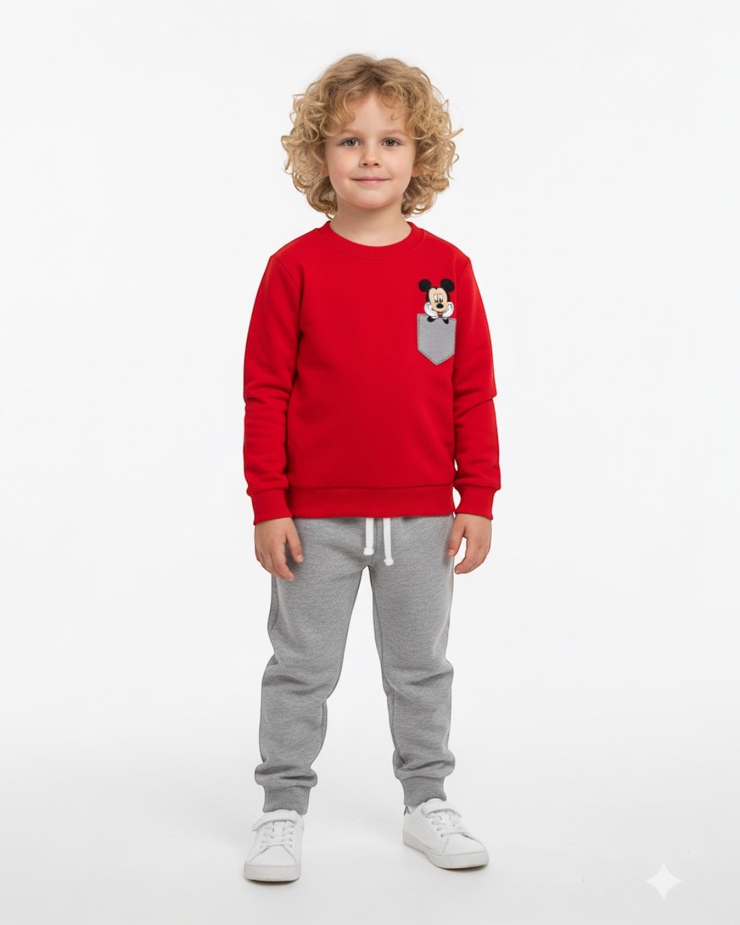 Mickey & Minnie Baskılı Çocuk Takımı