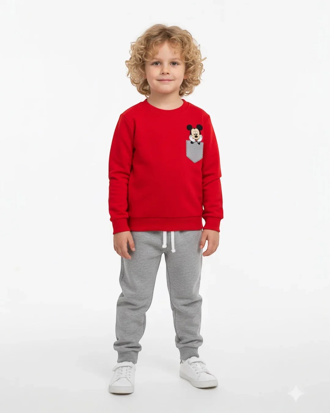 Mickey & Minnie Baskılı Çocuk Takımı