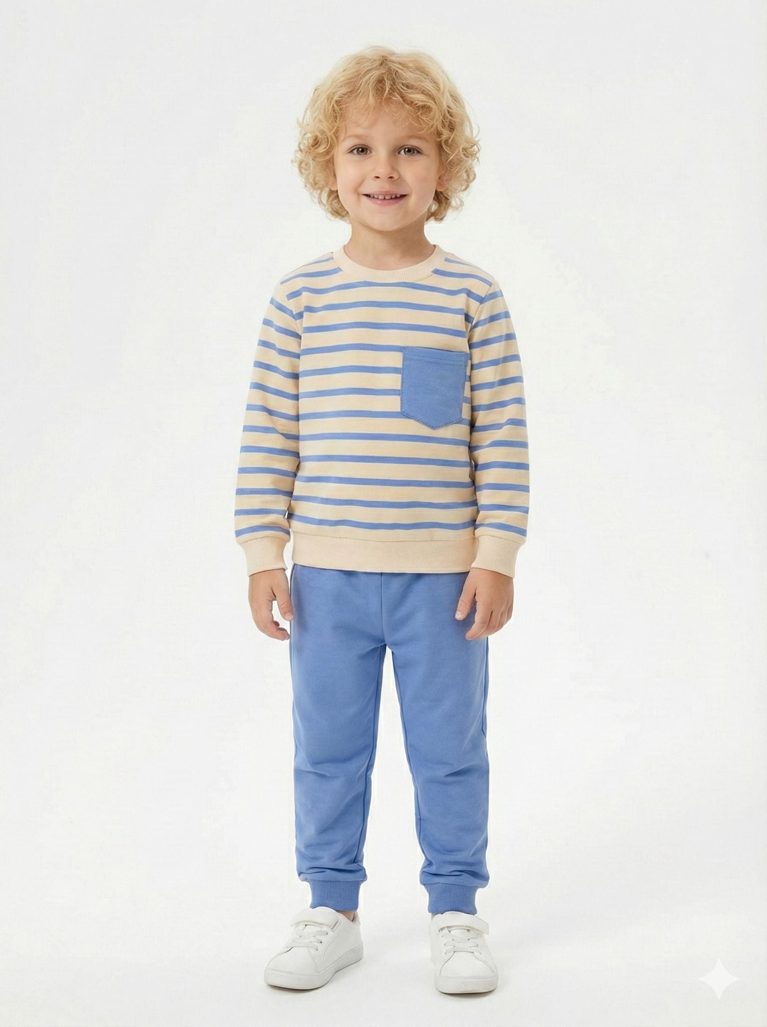 Çizgili  Erkek Çocuk Takımı